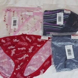 Cacique Cotton String Bikini Bundle(4 Pairs( Size 18-20